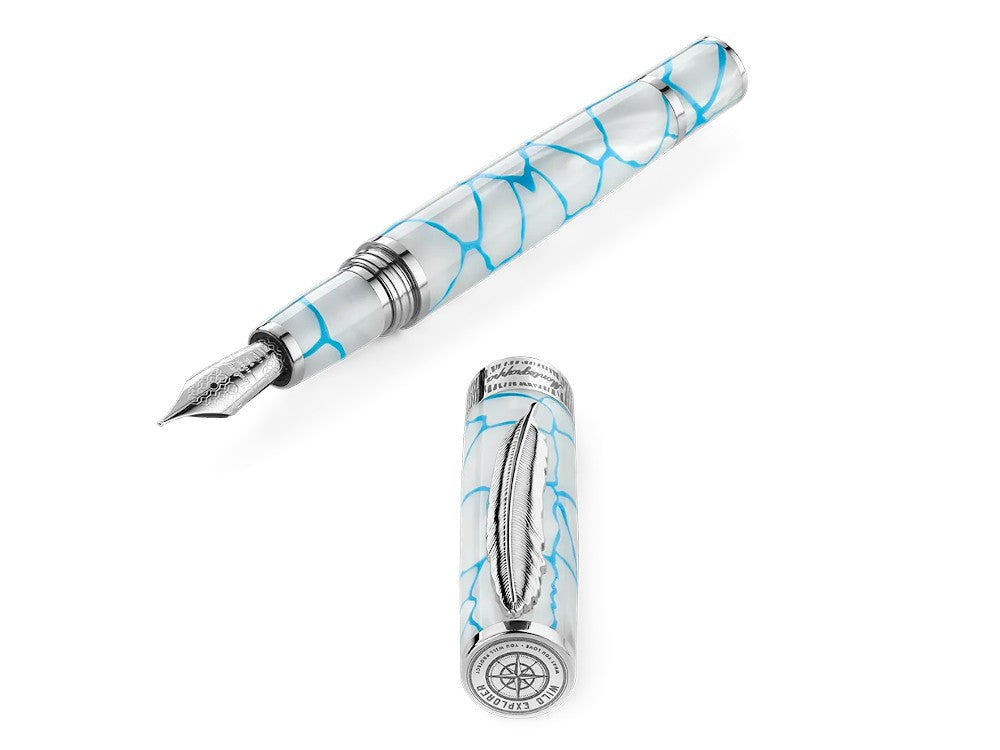 Pluma Montegrappa Wild: Arctic Ice, Edición Limitada, ISWDR-IA