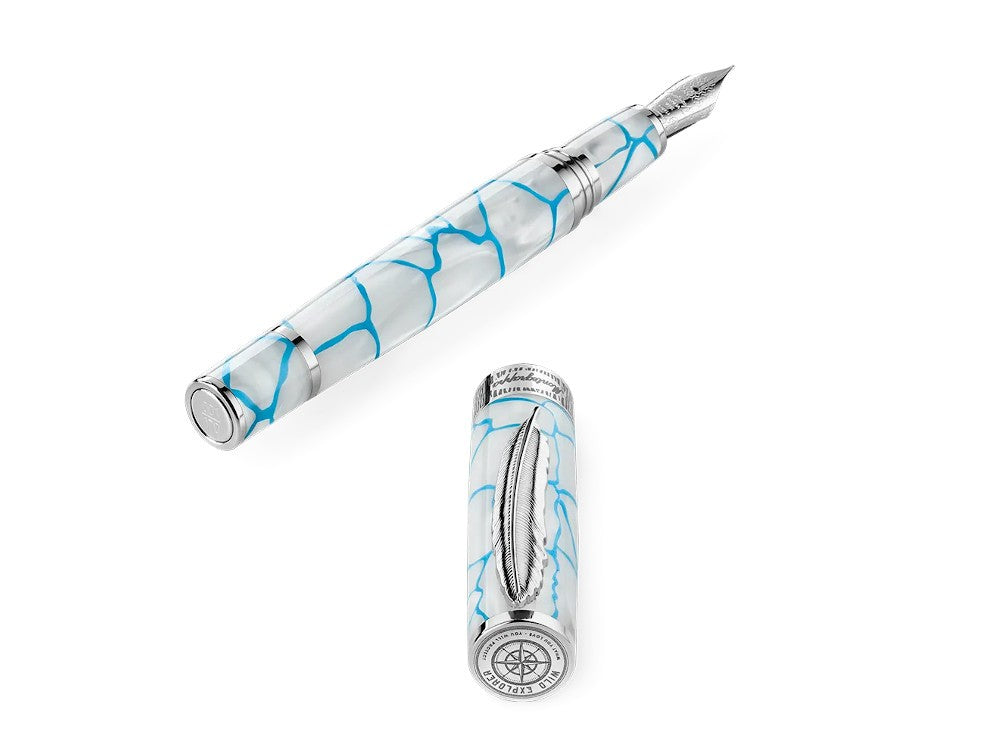 Pluma Montegrappa Wild: Arctic Ice, Edición Limitada, ISWDR-IA