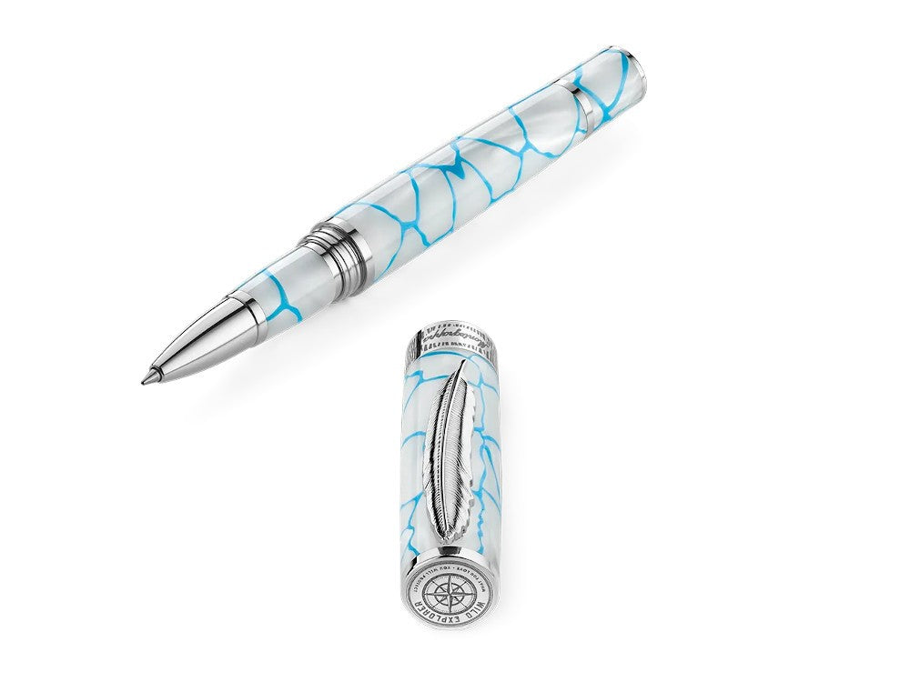 Roller Montegrappa Wild: Arctic Ice, Edición Limitada, ISWDRRIA