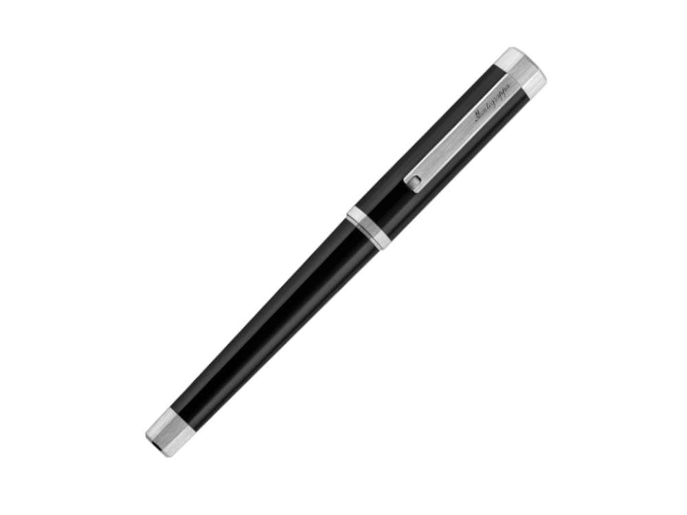 Pluma Estilográfica Montegrappa Otto, Negro, Adornos paladio, ISZ8I-8P