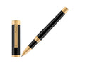 Roller Montegrappa Otto, Resina Acrílica, Negro, PVD Oro, ISZ8IRIY