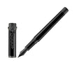 Pluma Montegrappa Zero Caduceus Ultra-Black Plumín Acero