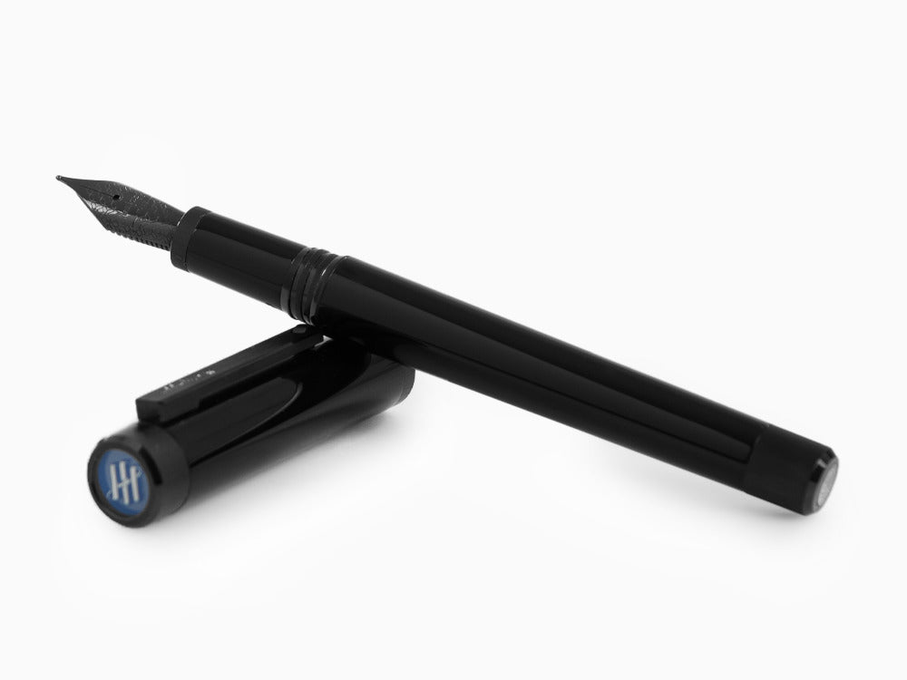 Estilográfica Montegrappa Zero, Resina Negra, Ultra Black, ISZEI-IC