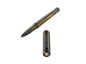 Roller Montegrappa Solidarity Editions Right to Play, Resina Negra, ISZEIRIC-007