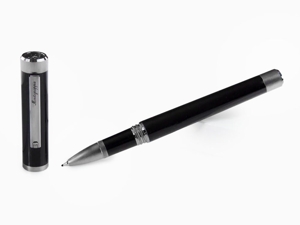 Roller Montegrappa Zero, Resina Negra, Ultra Black, ISZEIRIC