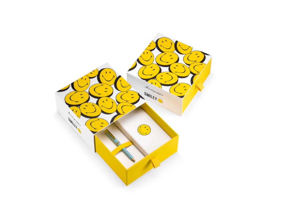 Bolígrafo Montegrappa Smiley Heritage The Sourire, PVD Oro, ISZESBYS