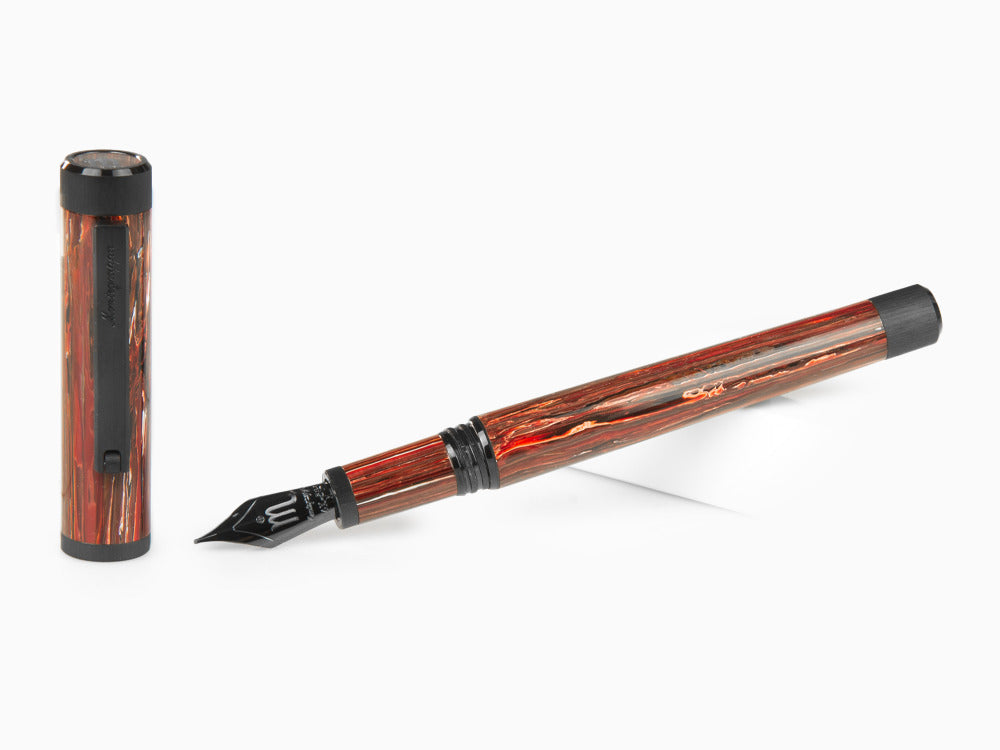 Pluma Montegrappa Zero Zodiac Scorpio, 14K, Ed. Limitada, ISZEZ-4C-R4