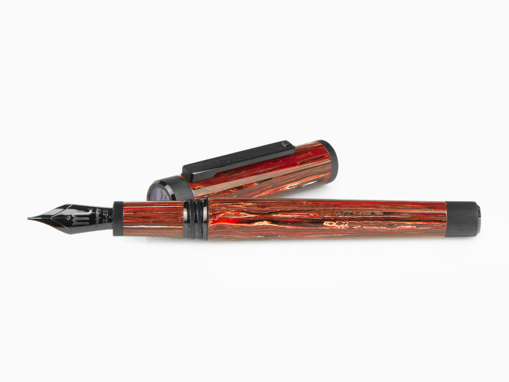 Pluma Montegrappa Zero Zodiac Scorpio, 14K, Ed. Limitada, ISZEZ-4C-R4