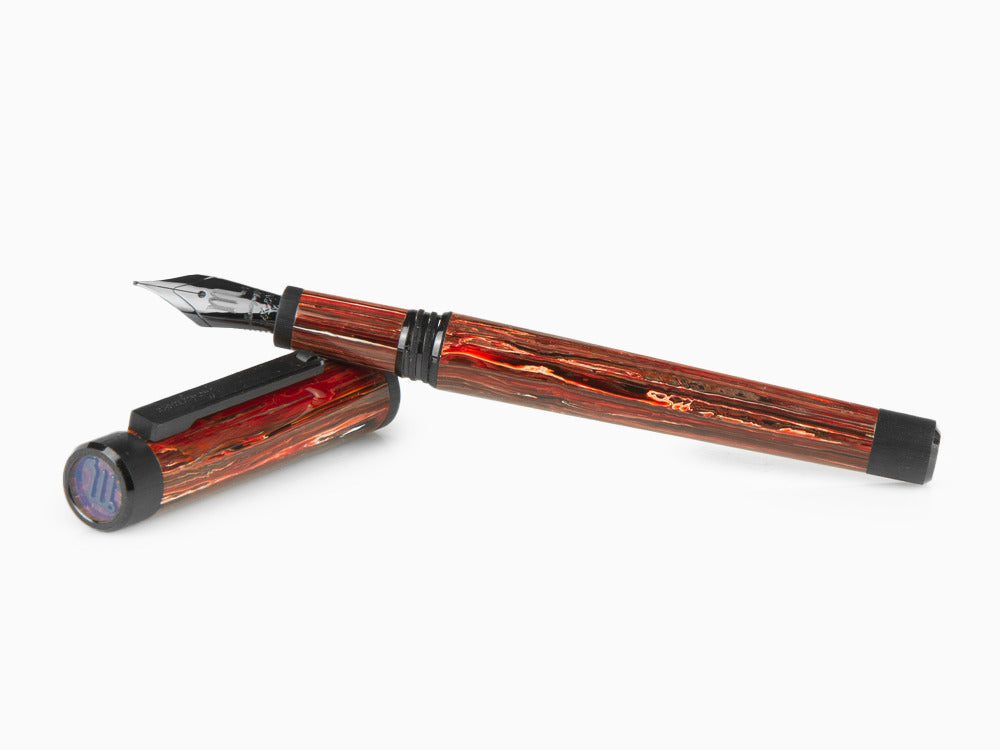 Pluma Montegrappa Zero Zodiac Scorpio, 14K, Ed. Limitada, ISZEZ-4C-R4