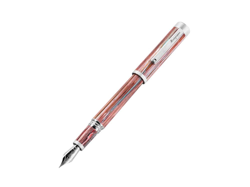 Pluma Estilográfica Montegrappa Zero Zodiac Piscis, Oro 14k, ISZEZ-4P-S2