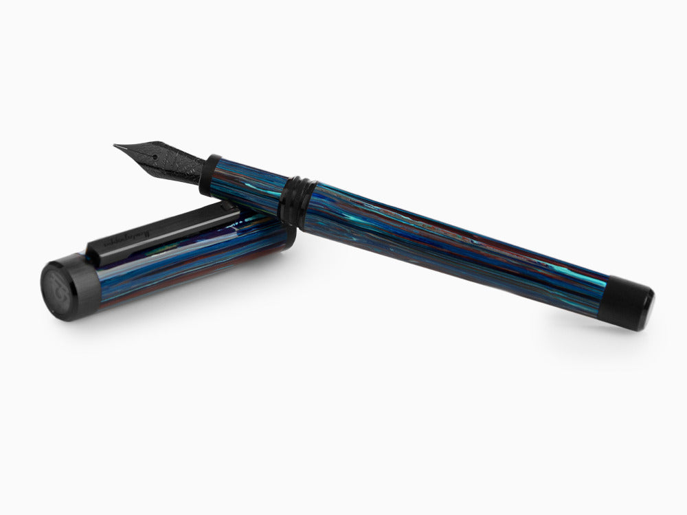 Pluma Estilográfica Montegrappa Zero Zodiac Libra, Acero, ISZEZ-IC-B8