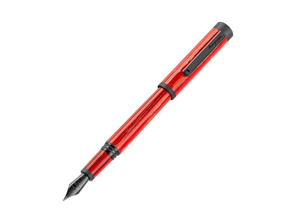 Pluma Estilográfica Montegrappa Zero Zodiac Aries, Acero, ISZEZ-IC-R3
