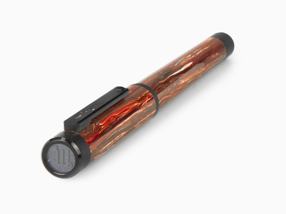 Pluma Montegrappa Zero Zodiac Scorpio, Acero inoxidable, ISZEZ-IC-R4