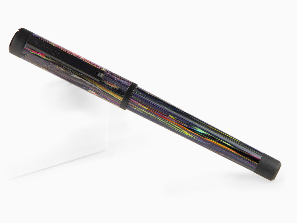 Pluma Estilográfica Montegrappa Zero Zodiac Acuario, Acero, ISZEZ-IC-V1