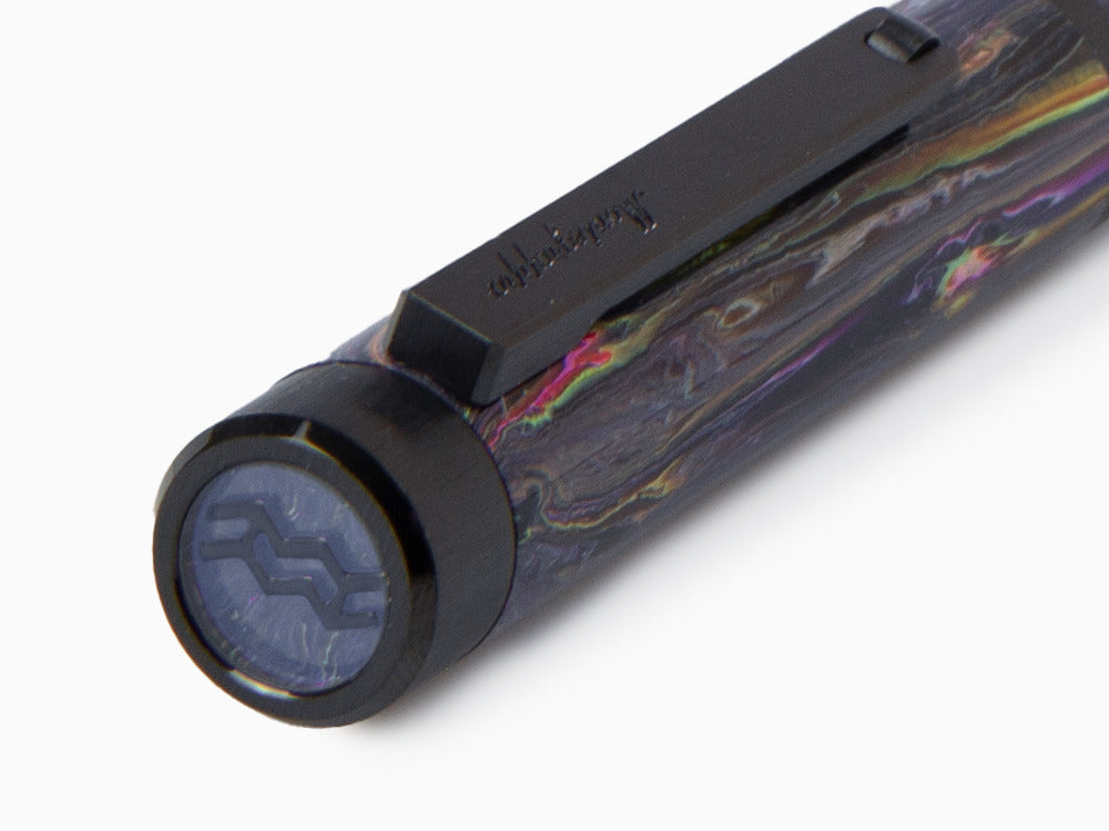 Pluma Estilográfica Montegrappa Zero Zodiac Acuario, Acero, ISZEZ-IC-V1