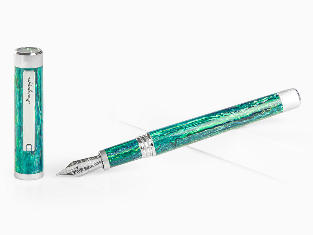 Estilográfica Montegrappa Zero Zodiac Sagitario, Acero, ISZEZ-IP-G10