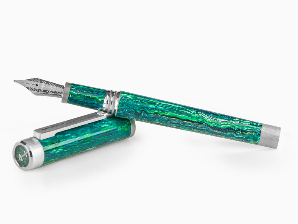 Estilográfica Montegrappa Zero Zodiac Sagitario, Acero, ISZEZ-IP-G10