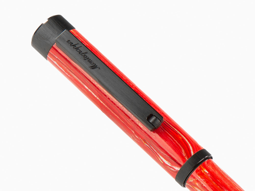 Bolígrafo Montegrappa Zero Zodiac Aries, Rojo, Acero con PVD, ISZEZBIC-R3