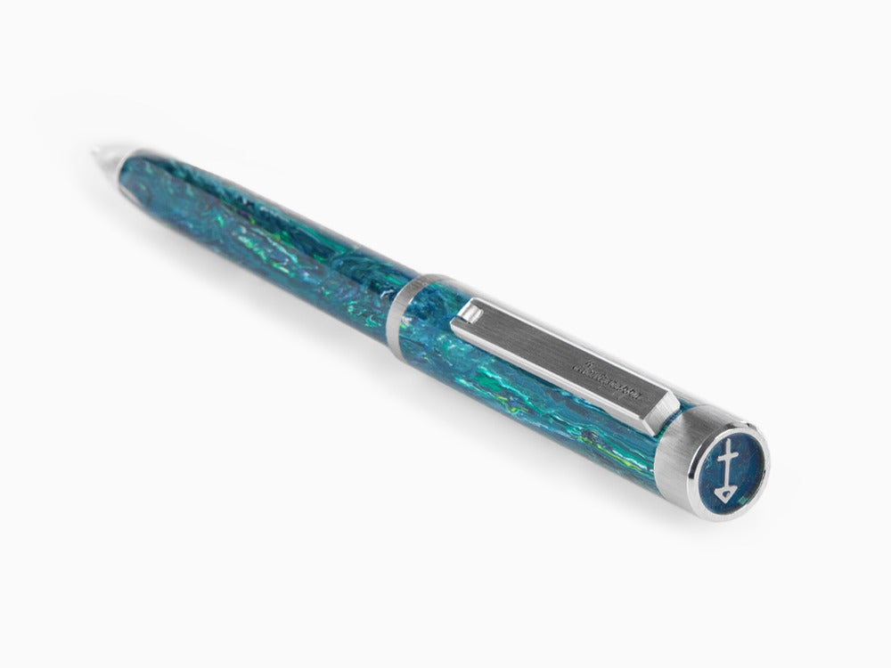 Bolígrafo Montegrappa Zero Zodiac Sagitario, Montegrappite, Acero, ISZEZBIP-G10