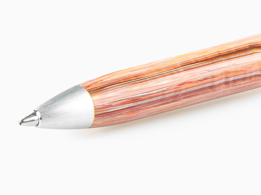 Bolígrafo Montegrappa Zero Zodiac Piscis, Rosa, Acero Inoxidable, ISZEZBIP-S2