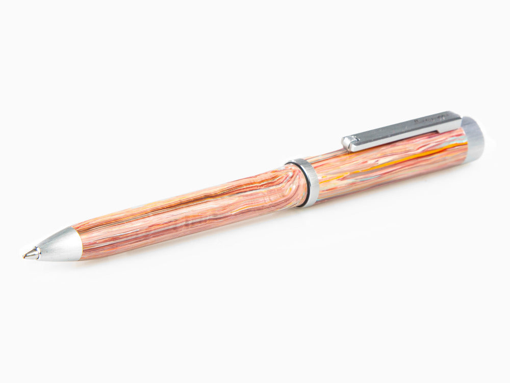 Bolígrafo Montegrappa Zero Zodiac Piscis, Rosa, Acero Inoxidable, ISZEZBIP-S2