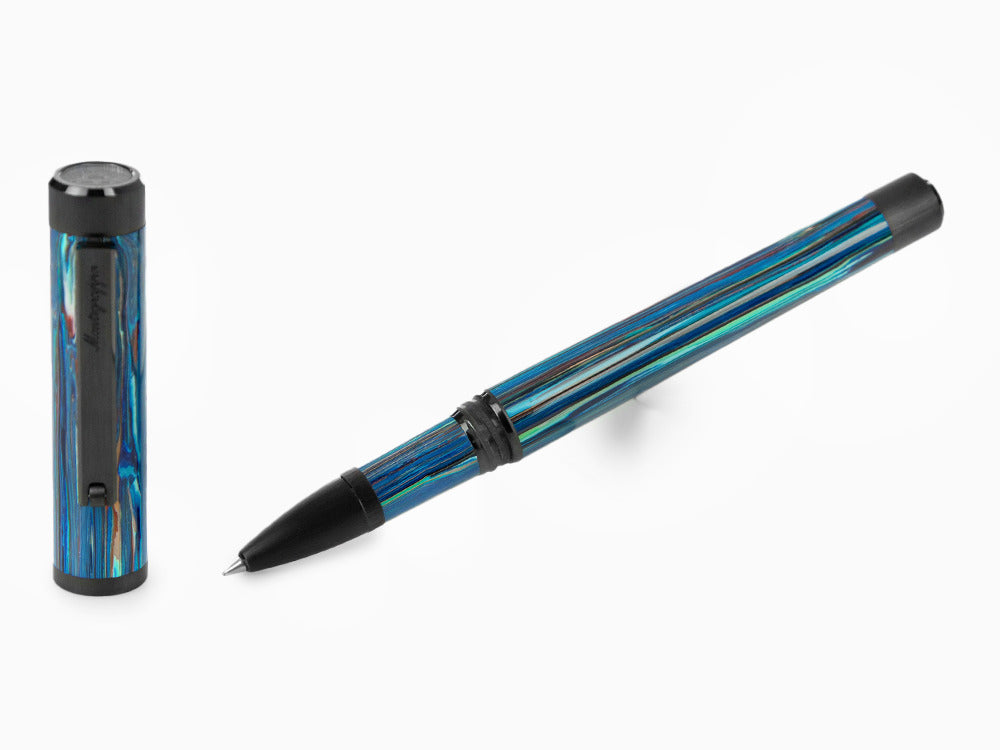 Roller Montegrappa Zero Zodiac Libra, Resina Montegrappite, PVD, ISZEZRIC-B8