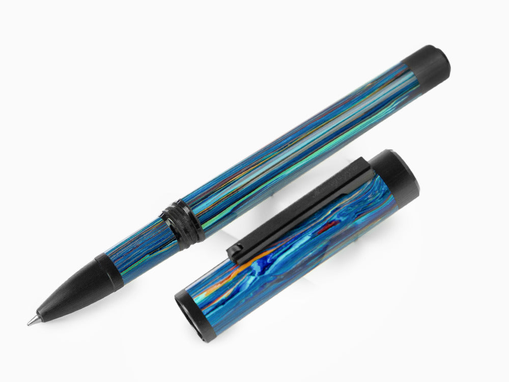Roller Montegrappa Zero Zodiac Libra, Resina Montegrappite, PVD, ISZEZRIC-B8