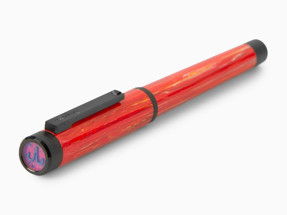 Roller Montegrappa Zero Zodiac Aries, Rojo, Acero con PVD, ISZEZRIC-R3