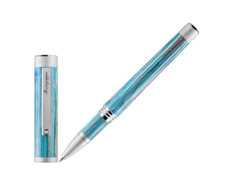 Roller Montegrappa Zero Zodiac Taurus, Montegrappite, Azul, ISZEZRIP-A1