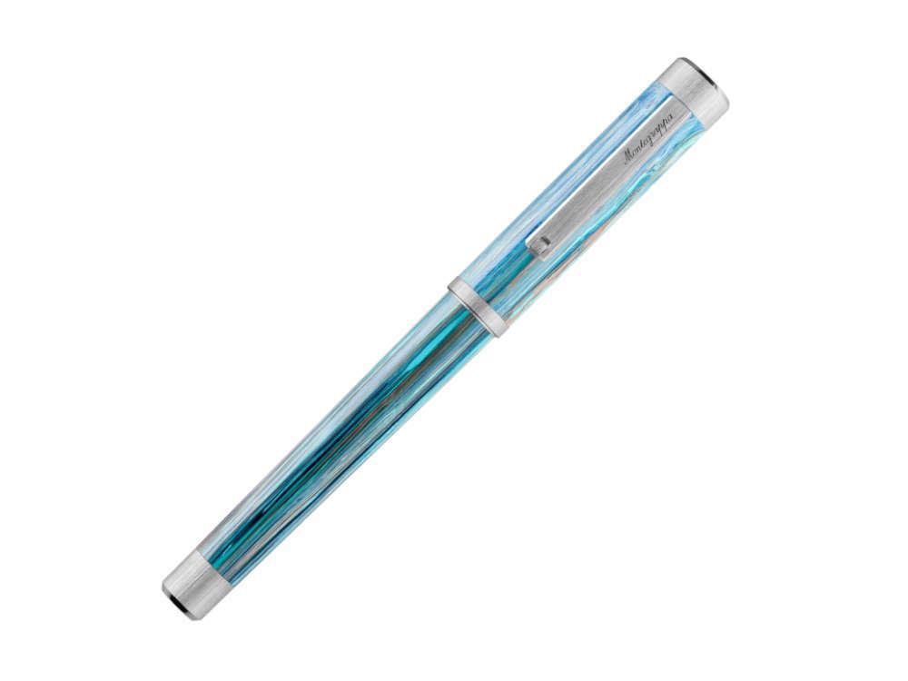 Roller Montegrappa Zero Zodiac Taurus, Montegrappite, Azul, ISZEZRIP-A1