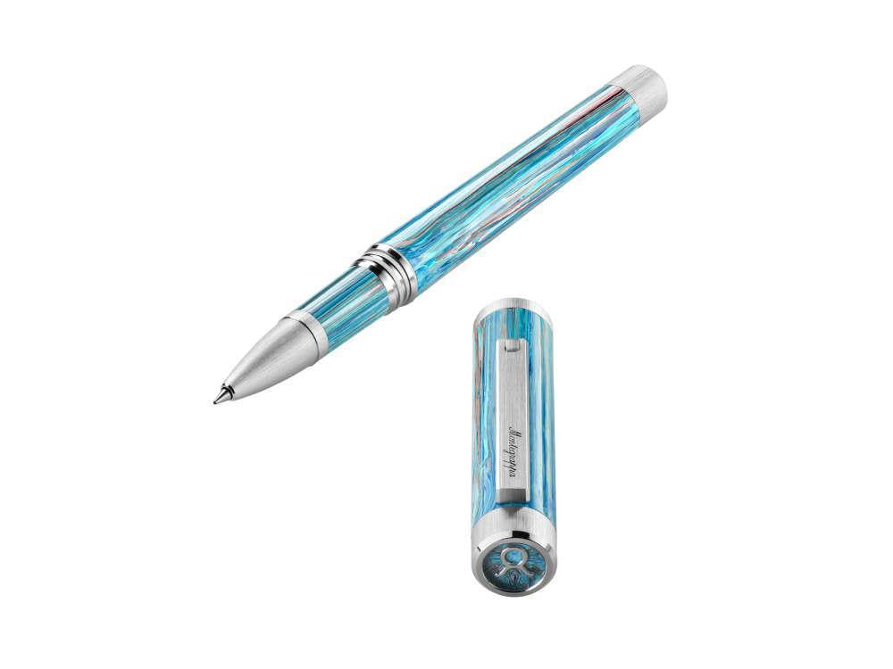 Roller Montegrappa Zero Zodiac Taurus, Montegrappite, Azul, ISZEZRIP-A1