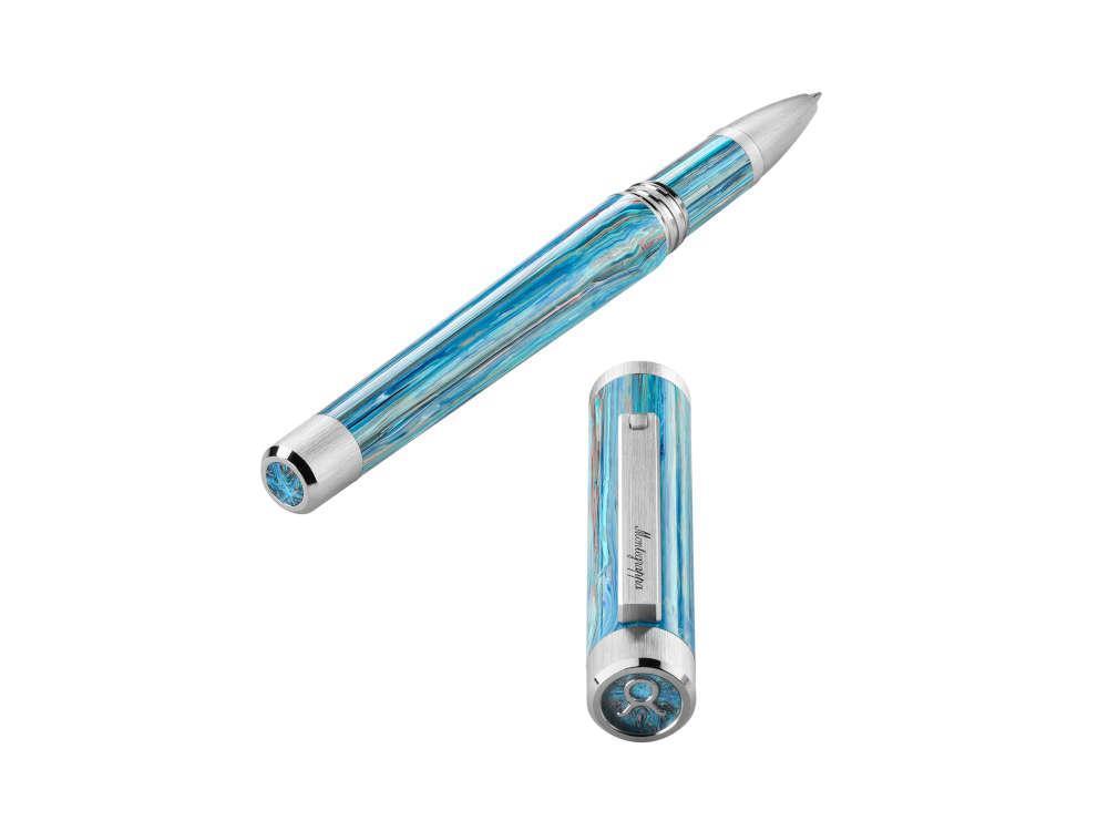 Roller Montegrappa Zero Zodiac Taurus, Montegrappite, Azul, ISZEZRIP-A1
