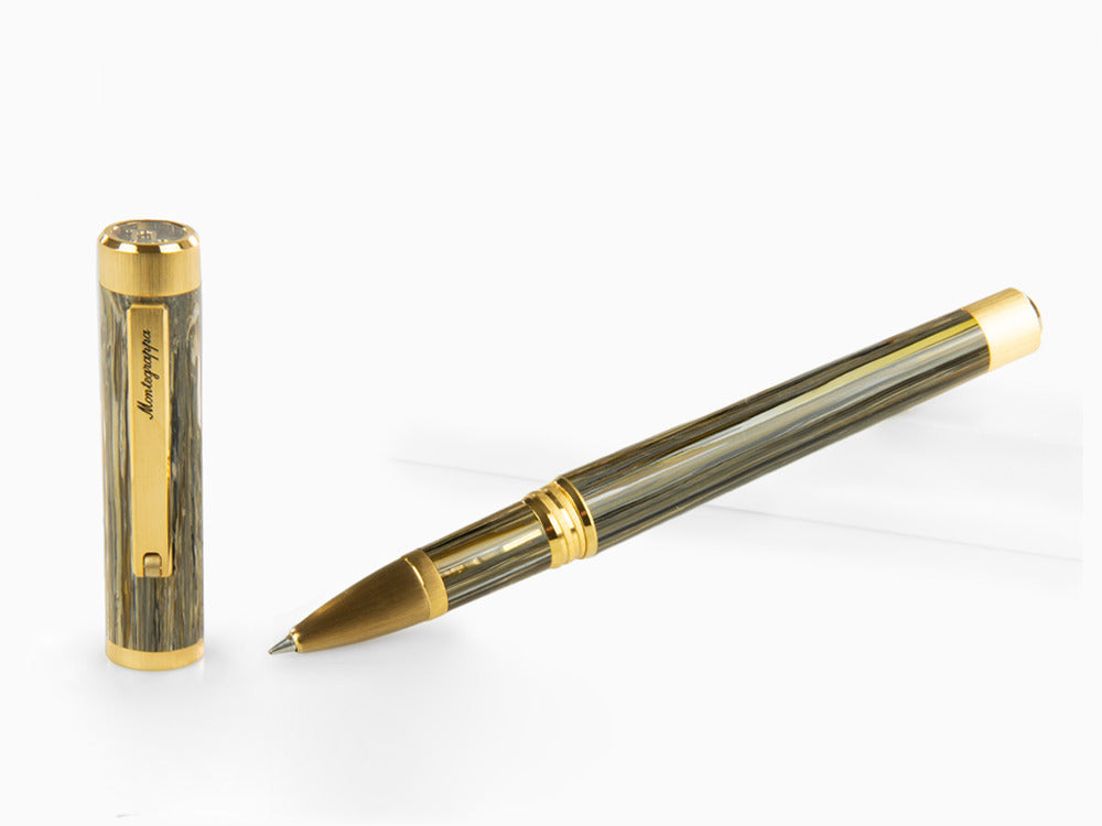 Roller Montegrappa Zero Zodiac Capricornio, Montegrappite, PVD Oro, ISZEZRIY-M3