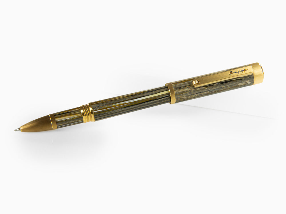 Roller Montegrappa Zero Zodiac Capricornio, Montegrappite, PVD Oro, ISZEZRIY-M3