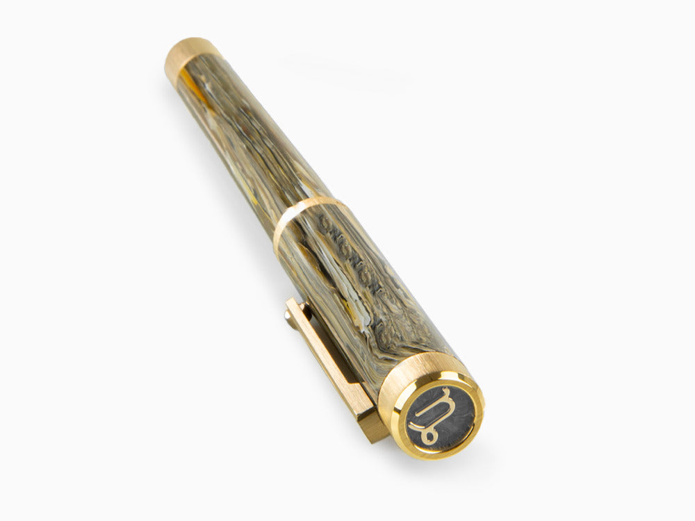 Roller Montegrappa Zero Zodiac Capricornio, Montegrappite, PVD Oro, ISZEZRIY-M3