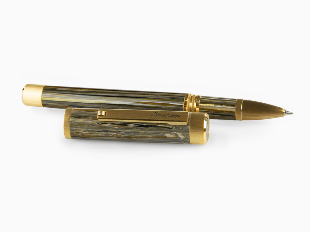 Roller Montegrappa Zero Zodiac Capricornio, Montegrappite, PVD Oro, ISZEZRIY-M3