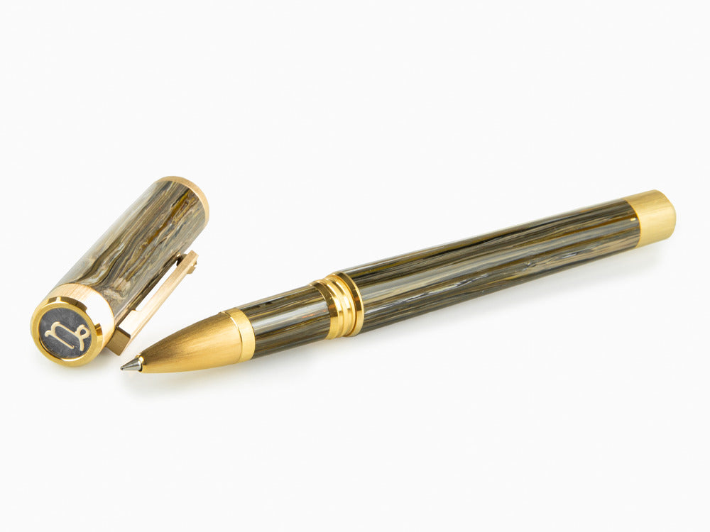Roller Montegrappa Zero Zodiac Capricornio, Montegrappite, PVD Oro, ISZEZRIY-M3