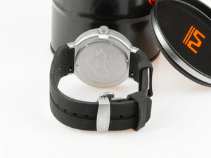 Reloj de Cuarzo Montjuic Elegance, Acero Inoxidable, Negro, 43 mm, MJ1.0204.S