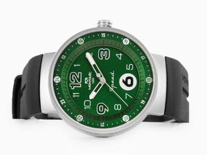 Reloj de Cuarzo Montjuic Elegance, Acero Inoxidable, Verde, 43 mm, MJ1.0305.S