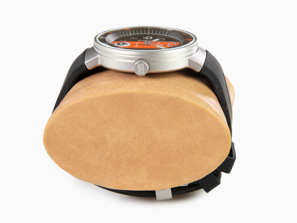 Reloj de Cuarzo Montjuic Sport, Acero Inoxidable 316L, Negro, 43 mm, MJ1.0801.S