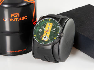 Reloj de Cuarzo Montjuic Special, Acero Inoxidable, Verde, 43 mm, MJ1.1108.B