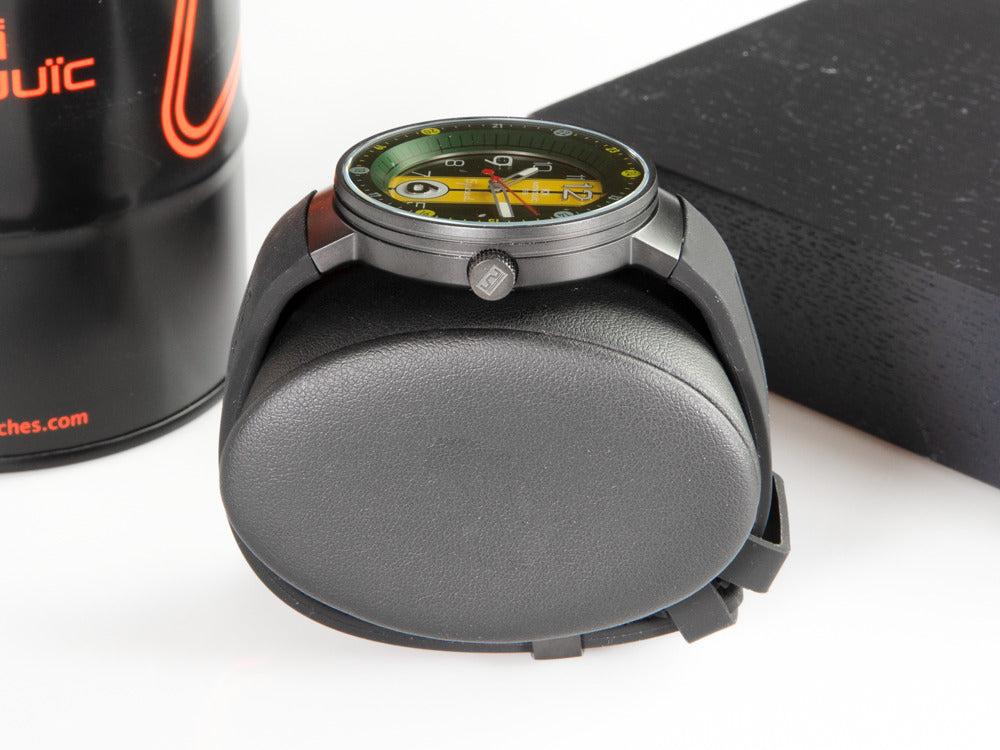 Reloj de Cuarzo Montjuic Special, Acero Inoxidable, Verde, 43 mm, MJ1.1108.B