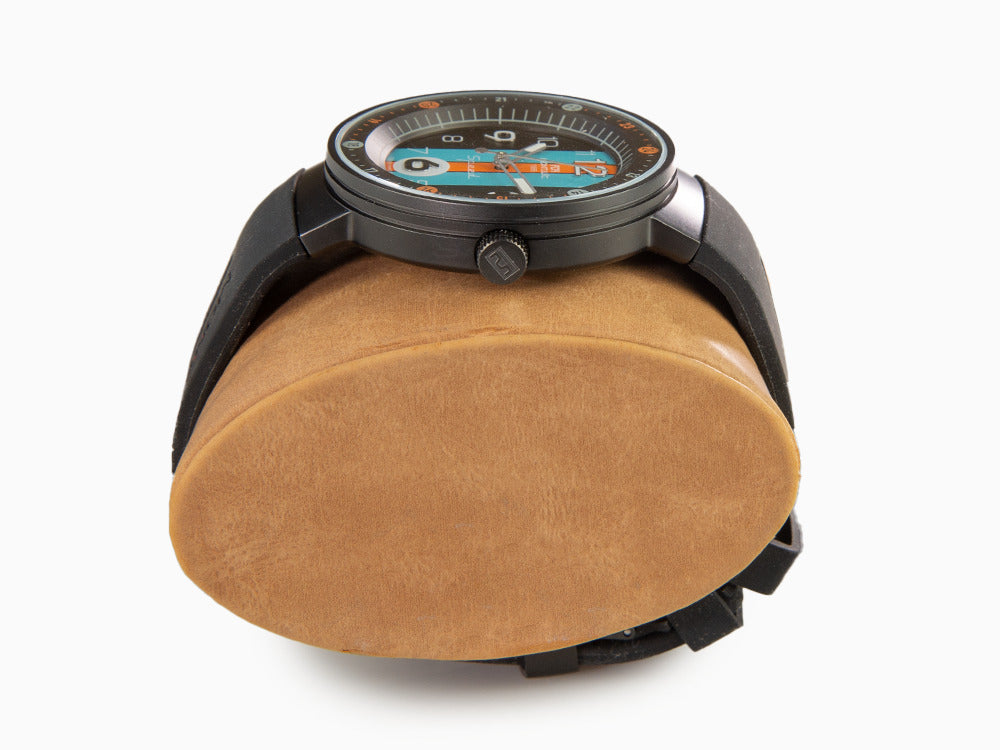 Reloj de Cuarzo Montjuic Special, Acero Inoxidable, Negro, 43 mm, MJ1.1201.B