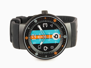 Reloj de Cuarzo Montjuic Special, Acero Inoxidable, Negro, 43 mm, MJ1.1201.B
