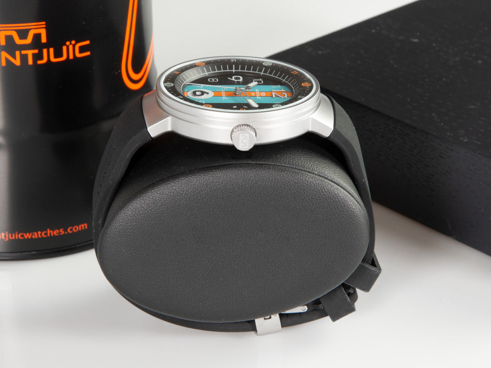 Reloj de Cuarzo Montjuic Special, Acero Inoxidable, Negro, 43 mm, MJ1.1201.S