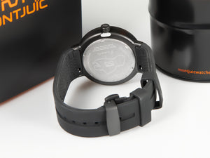 Reloj de Cuarzo Montjuic Special, Acero Inoxidable 316L, Gris, 43 mm, MJ1.1409.B