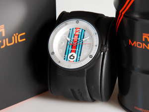 Reloj de Cuarzo Montjuic Special, Acero Inoxidable 316L, Gris, 43 mm, MJ1.1409.B