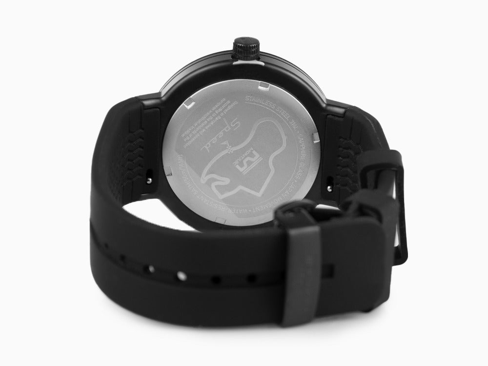 Reloj de Cuarzo Montjuic Speed Special Racing Series, Negro, 43 mm, MJ1.1611.B