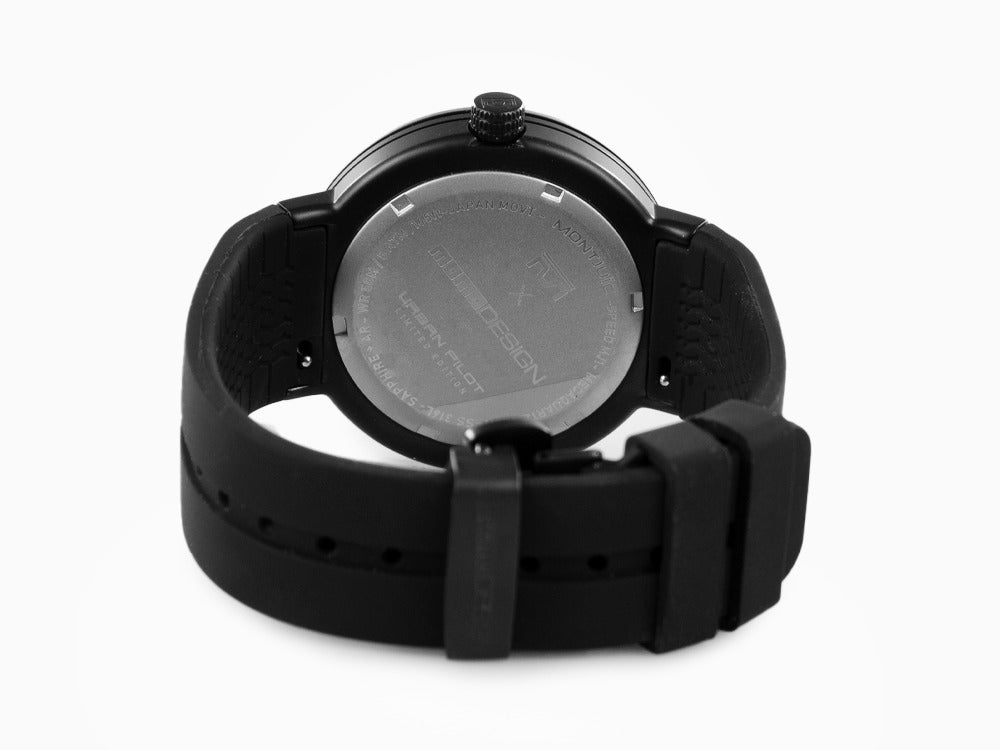 Reloj de Cuarzo Montjuic X Momo Design Urban Pilot, PVD, Acero, MJ1.2015MOMO.B