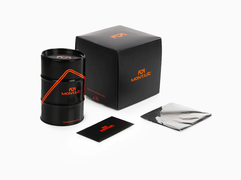 Reloj de Cuarzo Montjuic X Momo Design Urban Pilot, PVD, Acero, MJ1.2015MOMO.B